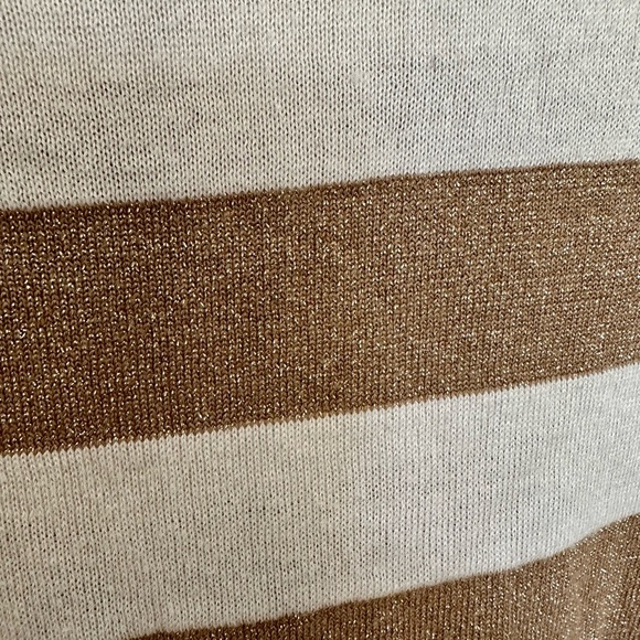J Crew Gold Metallic Wool Blend Sweater - Picture 4 of 4